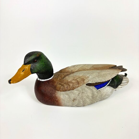 Vintage Mallard Drake Mallard Male Duck Decoy Waterfowl Collection Canada - Picture 1 of 10